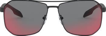 PRADA SPORT 62mm Oversize Pillow Sunglasses 